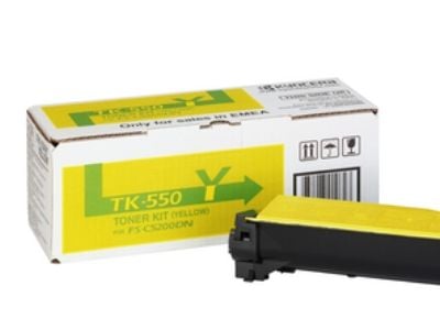 Kyocera TK 550Y - Gul - original - tonerpatron - for FS-C5200DN