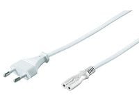 MicroConnect Power Cord Notebook - Strömkabel - 1.5 m - vit