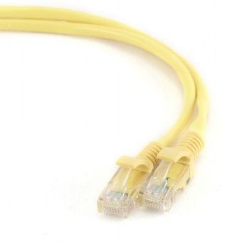 Gembird - Koblingskabel - RJ-45 (hann) til RJ-45 (hann) - UTP - CAT 5e - formstøpt - gul