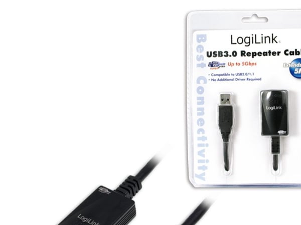 LogiLink USB3.0 Toistokaapeli - USB-forlængerkabel - USB, USB 2.0, USB 3.0 - enintään 5 m
