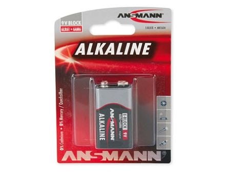 ANSMANN RED LINE - Batteri 9V - alkaliskt