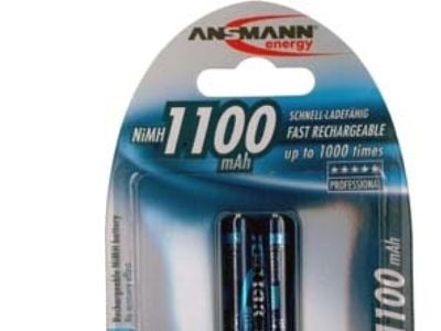 ANSMANN Micro - Akku 2 x AAA - NiMH - (ladattava) - 1100 mAh