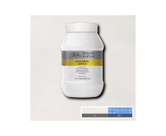 Galeria Acrylic 1L Mixing White 415