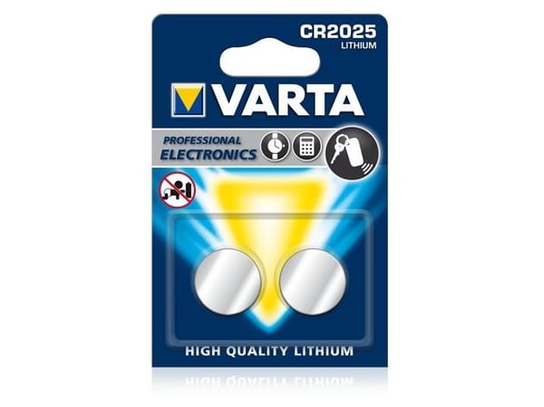 Varta Professional - Batteri 2 x CR2025 - Li - 170 mAh
