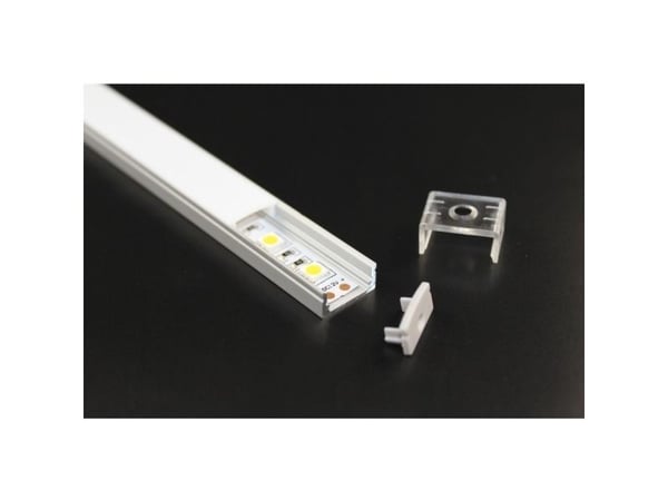Synergy 21 LED U-profil 200 cm ALU002R aluminium sølv