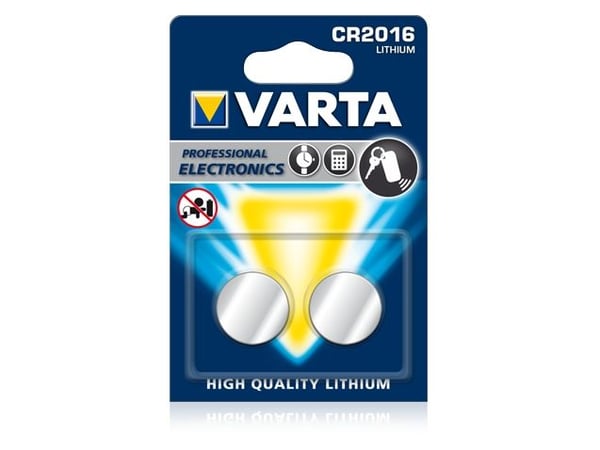 Varta Professional - Batteri 2 x CR2016 - Li - 90 mAh