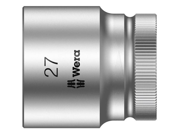 Wera 05003615001, Stikkontakt, 1/2", Metrisk, 1 hoder, 27 mm, Kromvanadiumstål