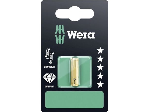Wera 867/1 BDC SB SiS 05134379001 Torx-piikki T 40 Työkaluteräs Seos, timanttipinnoitettu D 6,3 1 kpl 1 kpl