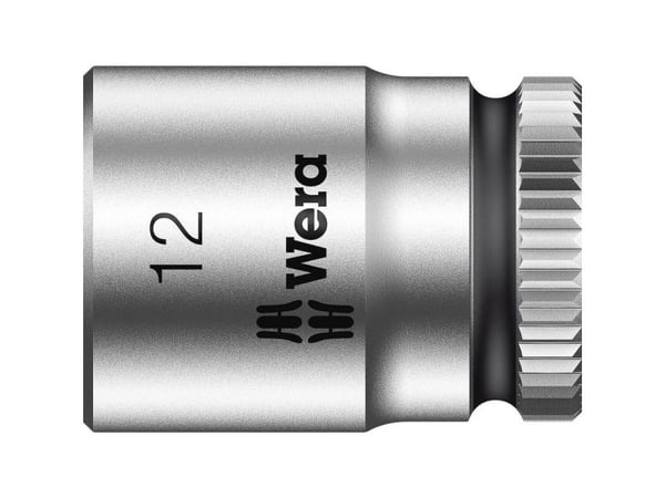 Wera 8790 HMA, 1 stykker, Sekskantet, 25,4 / 4 mm (1 / 4"), Kromvanadiumstål, Grå, 23 mm