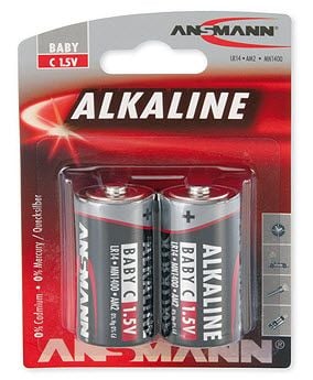Ansmann Baby C Alkaline 1.5V genopladeligt batteri