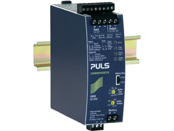 PULS UB20.241 Strømforsyning til DIN-skinne (DIN-kisko) 24 V/DC 20 A 480 W Antal udgange:1 x Indhold 1 stk