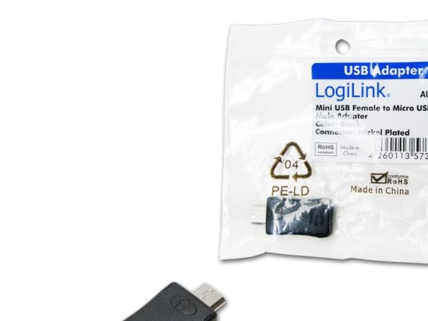 LogiLink AU0010, Micro USB, Mini USB, Sortera