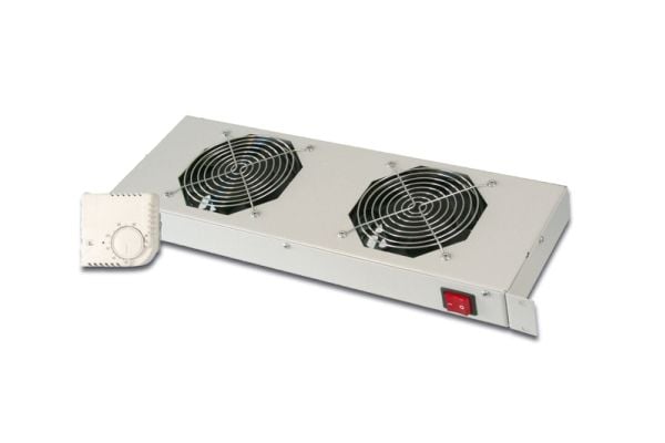 Digitus DN-19 FAN-2-HO - Rack-viftesett - 19"
