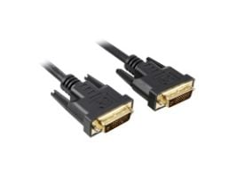 Sharkoon - DVI-kaapeli - dobbeltlink - DVI-D (han) til DVI-D (han) - 3 m