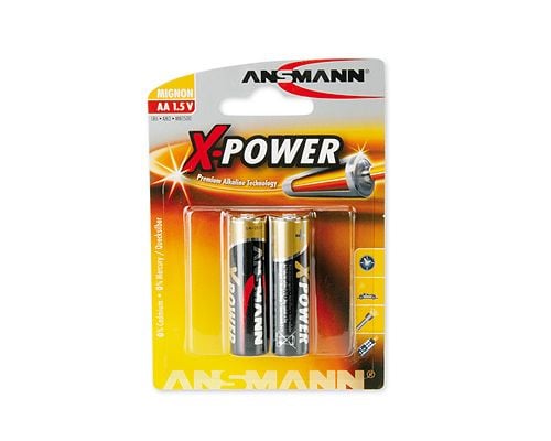 ANSMANN X-POWER Mignon AA - Batteri 2 x AA-type - Alkalisk