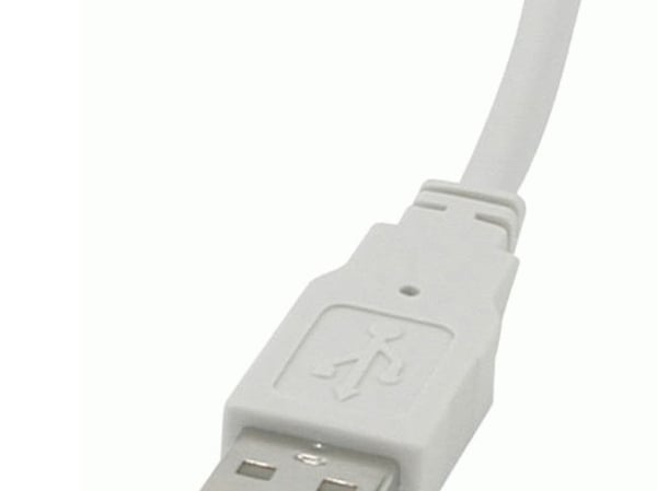 C2G - USB-kabel - USB (hann) til USB-type B (hann) - USB 2.0 - 3 m - hvit