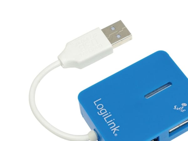 LogiLink Smile USB2.0 4-Port Hub - Hub - 4 x USB 2.0
