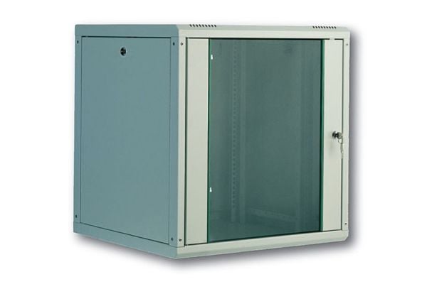 DIGITUS SoHoline DN-19 16-U - Skap - veggmonterbar - grå, RAL 7035 - 16U - 19"