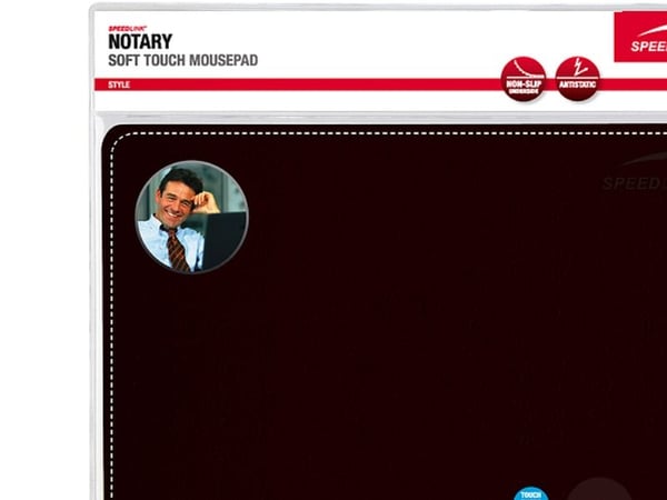 SPEEDLINK NOTARY - Musmatta - svart