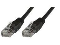 Microconnect UTP6003S, 0,3 m, Cat6, U/UTP (UTP), RJ-45, RJ-45, Musta