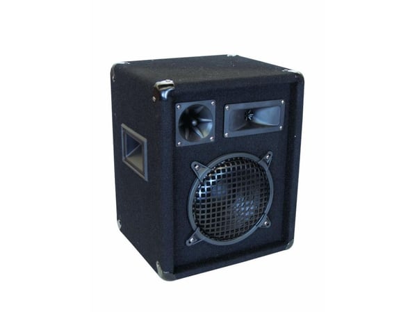 Omnitronic DX-822, 3-veis, 1.0 kanaler, Koblet med ledninger (ikke trådløs), 150 W, 50 - 18000 Hz, Sort