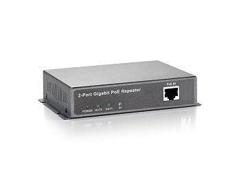 LevelOne POR-0122 - Forsterker - 1GbE - 10Base-T, 100Base-TX, 1000Base-T - 2 porter - RJ-45 / RJ-45 - opp til 100 m - for P/N: FSW-0822 520822