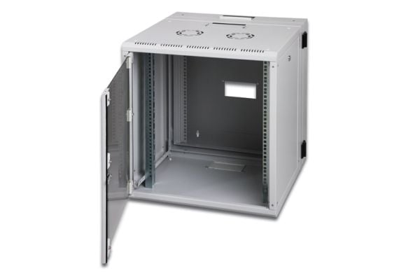 DIGITUS Professional Line DN-19 12-U-3 - Skap - veggmonterbar - grå, RAL 7035 - 12U - 19"