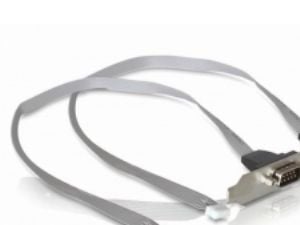 DeLOCK Slot bracket 2 x COM port (2 mm pitch), Hopea, DB-9
