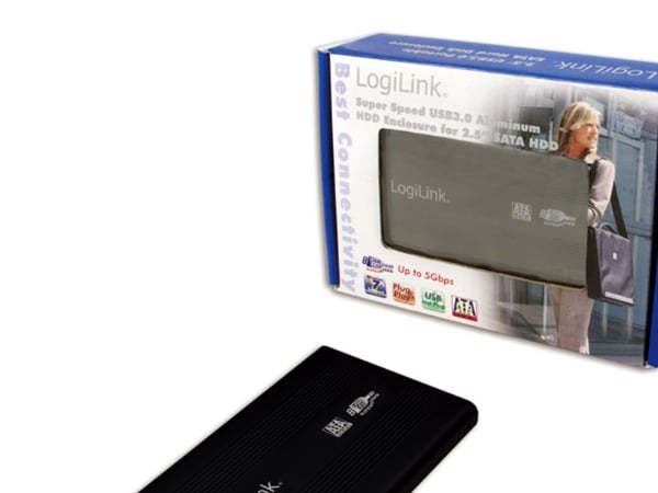 2Direct UA0106, HDD-kotelo, 2.5", SATA, 5 Gbit/s, USB-liitettävyys, musta