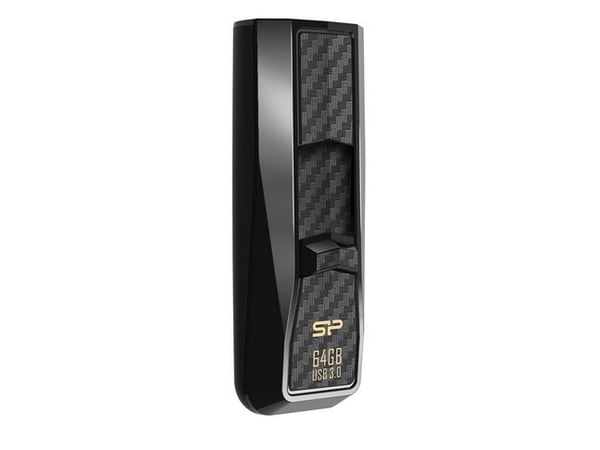 SILICON POWER Blaze B50 - USB-flashstasjon - 64 GB - USB 3.0 - svart