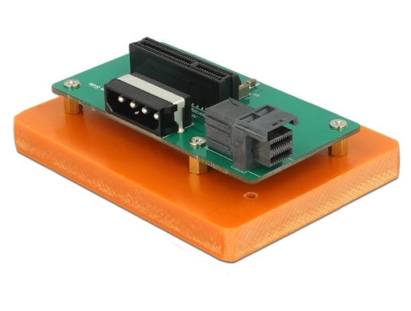 DeLOCK 62788, SAS, PCIe, PCIe 3.0, Musta, Vihreä, 70 mm, 95 mm