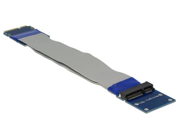 Delock Extension Mini PCI Express / mSATA male > slot riser card - Internbussutvider
