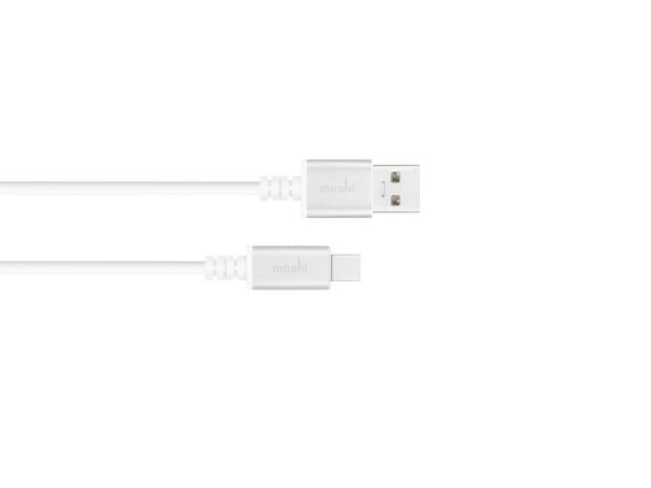 Moshi - USB-kabel - USB-type A (hann) til USB-C (hann) - USB 3.1 Gen 1 - 3 A - 1 m - hvit