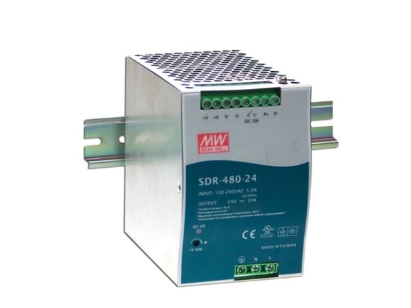 MEAN WELL Stromversorgung, 480 W, 90 - 264 V, 720 W, 47 - 63 Hz, Aktiv, 14 ms