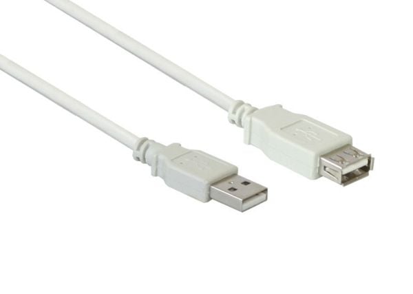 USB 2.0-forlengelse A-hann til A-hunn, 1,8 m, Good Connections® (2511-OF2)