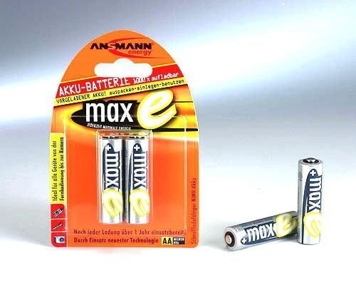 ANSMANN maxE - Batteri 2 x AA type - NiMH - (oppladbart) - 2100 mAh