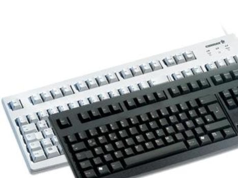 CHERRY G83-6105 - Tastatur - USB - Fransk - svart