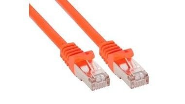 InLine 72503O, 3 m, Cat5e, SF/UTP (S-FTP), Oranssi