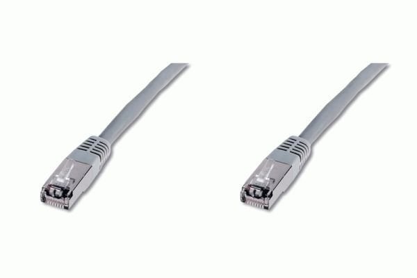 DIGITUS Premium - Patchkabel - RJ-45 (han) til RJ-45 (han) - 7 m - SFTP - CAT 5e - booted - grå