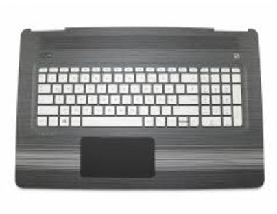 HP 857468-BG1, Kabinett + tastatur, Sveitsisk, Bakgrunnsbelyst tastatur, HP, Pavilion 17-ab000
