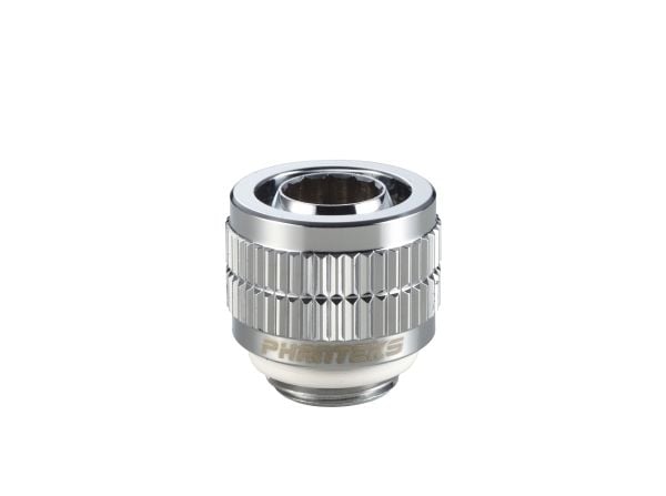 Phanteks Glacier 13/10mm Soft Tube Fitting (1/2" - 3/8"), G1/4 - Armatur for væskekjølesystem - speilkrom