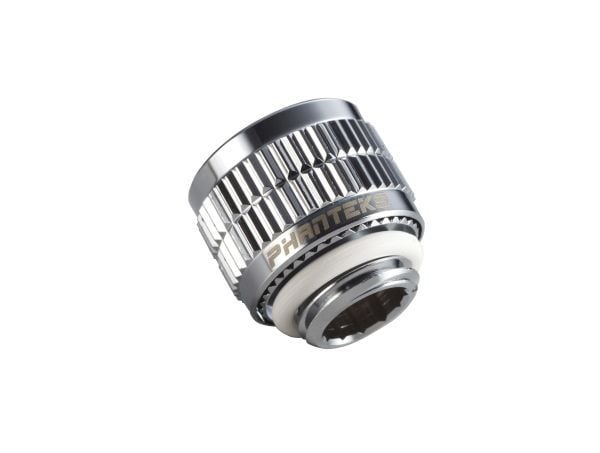 Phanteks Glacier 13/10mm Soft Tube Fitting (1/2" - 3/8"), G1/4 - Armatur for væskekjølesystem - speilkrom
