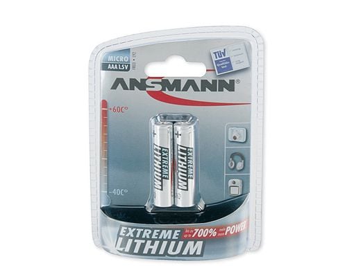 ANSMANN Extreme Lithium Micro - Batteri 2 x AAA - Li