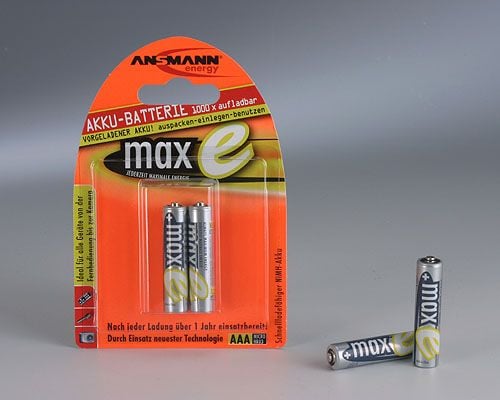 ANSMANN maxE - Akku 2 x AAA - NiMH - (ladattava) - 800 mAh