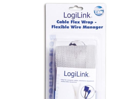LogiLink KAB0007, Grå, 1800 mm, 32 mm