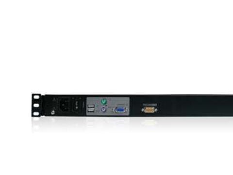 IOGEAR GCL1800 17" LCD-konsoli - KVM-konsoli - PS/2, USB - 17" - rackversio - 1280 x 1024 - VGA - 1U - TAA-yhteensopiva