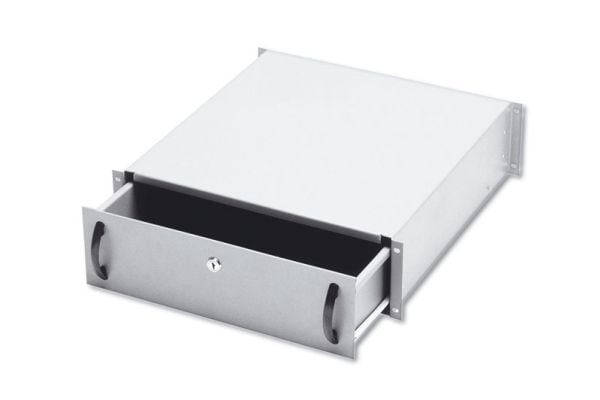 Digitus DN-19 KEY-3U - Lagerskuff til rack - grå, RAL 7035 - 3U - 19" - for P/N: DN-19 07U-6/6, DN-19 09U-6/6, DN-19 12U-6/6, DN-19 16U-6/6, DN-19 ...