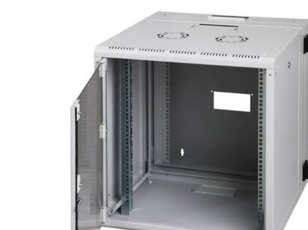 Digitus - Skap - veggmonterbar - grå, RAL 7035 - 16U - 19"