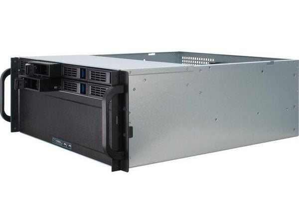 Inter-Tech IPC 4U-4408 - Rackmonterbar 4U - forlenget ATX / SSI EEB - ingen strømforsyning (ATX) - USB