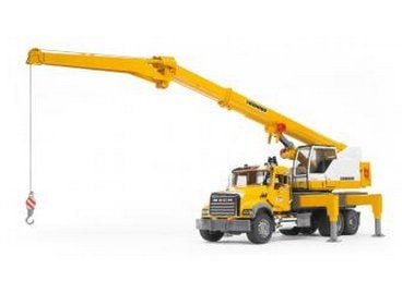 BRUDER MACK Granite Liebherr nosturiauto ABS synteettinen leluauto (2818)